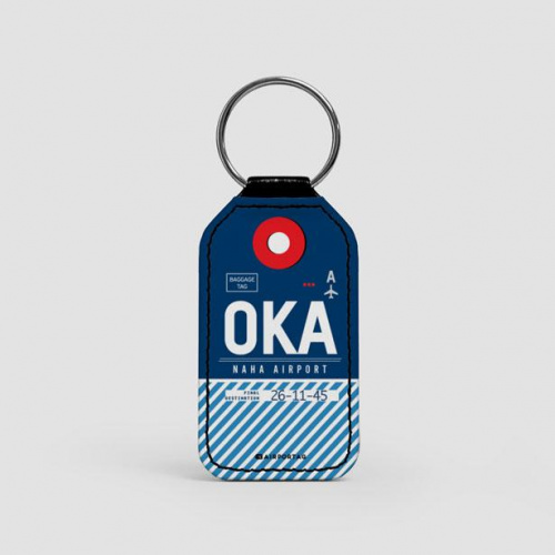 OKA - Leather Keychain