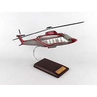 Bell 525 Relentless 1/40 Helicopter Mahogany Aircraft Model