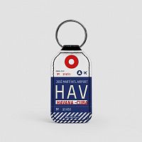 HAV - Leather Keychain