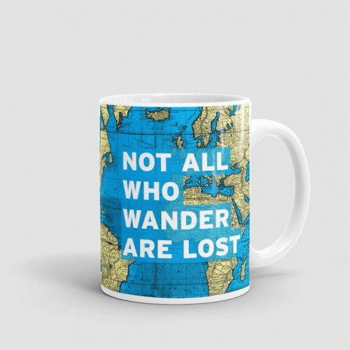 Not All Who - World Map - Mug