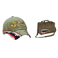 Flying Tigers Cap and Duffle Bag
