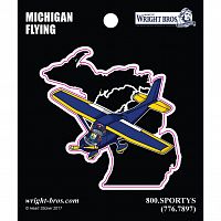Michigan State with Airplane Sticker