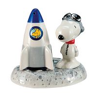 Astronaut Snoopy Ceramic Salt and Pepper Set