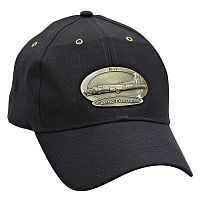 B-17 Flying Fortress Airplane Cap with Brass Emblems