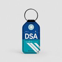 DSA - Leather Keychain