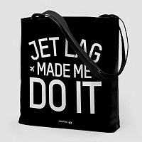 Jet Lag Letters - Tote Bag