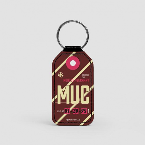 MUC - Leather Keychain