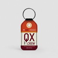 QX - Leather Keychain