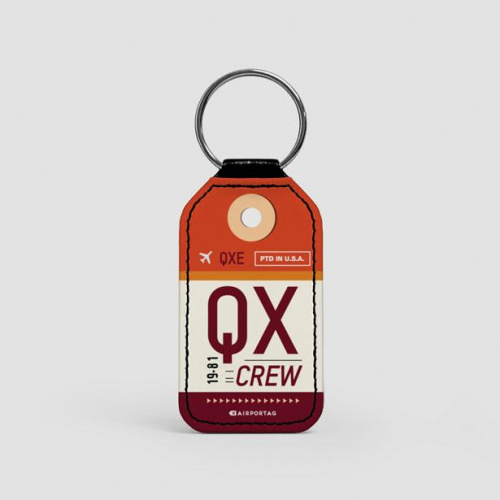 QX - Leather Keychain