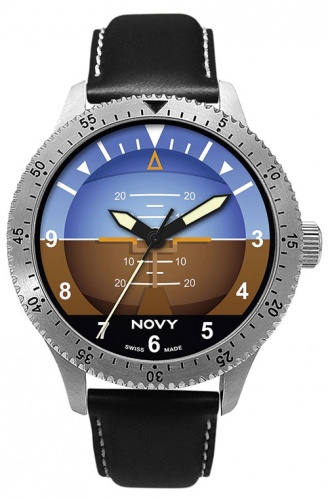 Novy–Swiss made Professional Pilot Watches (HORIZON N01-H)