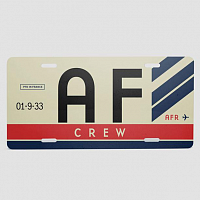 AF - License Plate