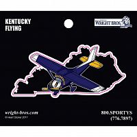 Kentucky State with Airplane Sticker