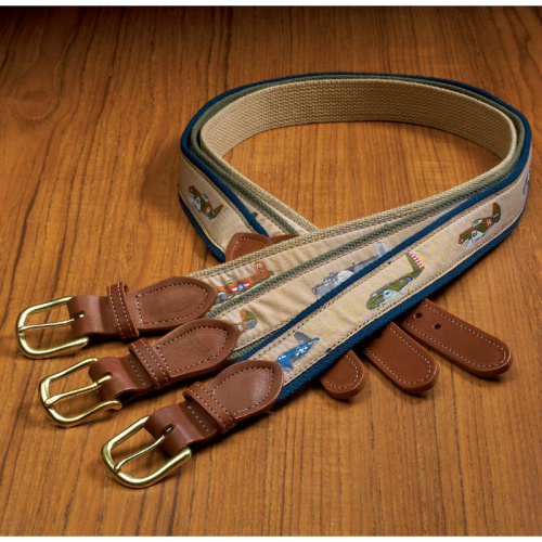 Warbirds Leather Tip Belt