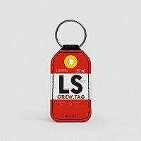 LS - Leather Keychain