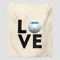 Love Plane - Wall Tapestry
