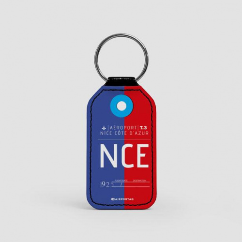 NCE - Leather Keychain