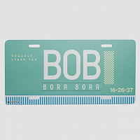 BOB - License Plate