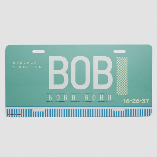 BOB - License Plate