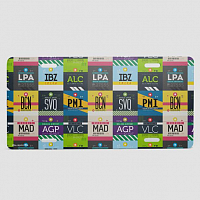 Spanish Airports - License Plate