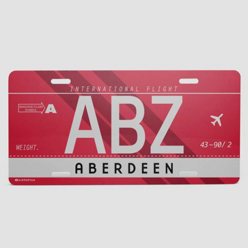 ABZ - License Plate