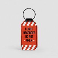 Flight Recorder - Leather Keychain