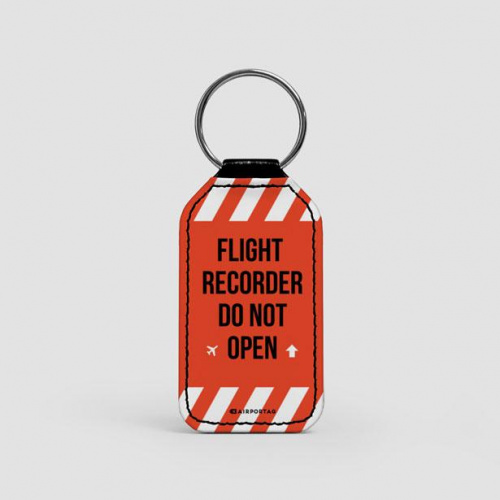 Flight Recorder - Leather Keychain