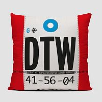 DTW - Throw Pillow