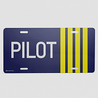 Pilot's insignia - License Plate