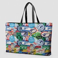 Pan Am Stickers - Weekender Bag