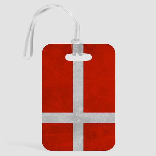 Danish Flag - Luggage Tag