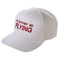 I'd Rather Be Flying Cap (White)