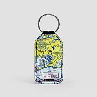 JFK Sectional - Leather Keychain