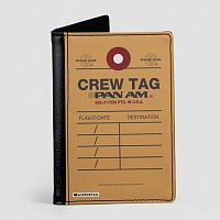 Pan Am - Crew Tag - Passport Cover